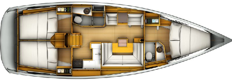 charter yacht interior